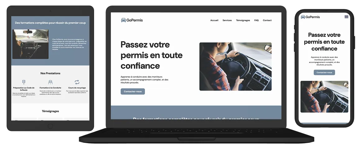 exemple de site web